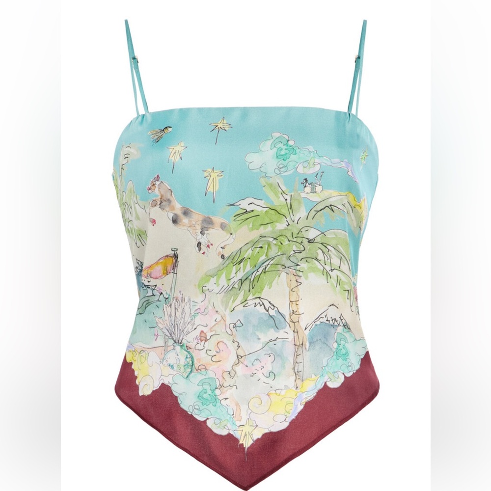 Alemais Daria Scarf Top